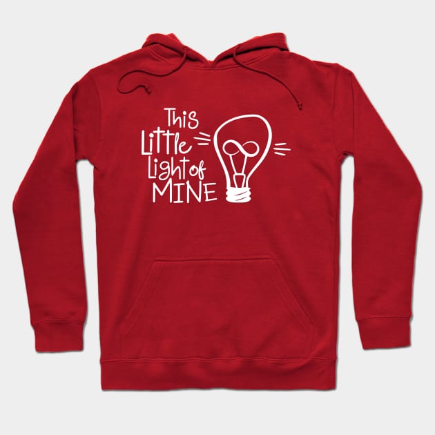 Light It Up Red for Autism Acceptance Hoodie by hawkadoodledoo